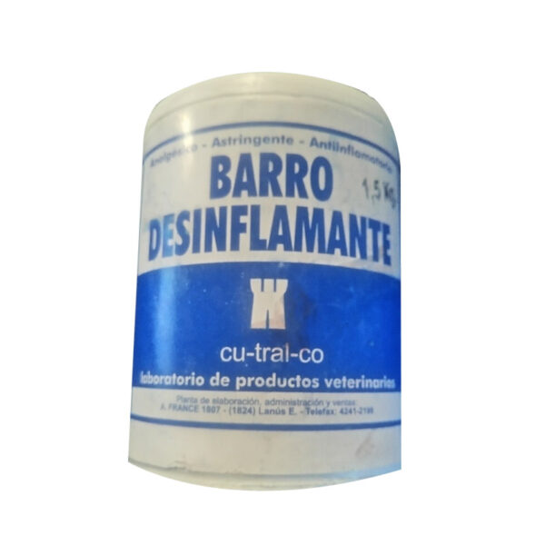 BARRO DESINFLAMANTE CUTRALCO 1,5KG