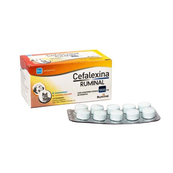 CEFALEXINA RU 1000MG 1BL 7COMP