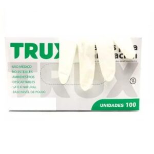 GUANTE LATEX TRUX GDE CAJA 100U