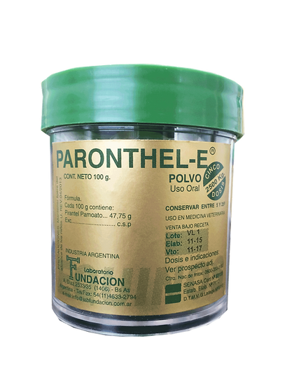 PARONTHEL-E PASTA DOBLE DOSIS 46G