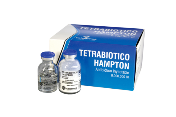 TETRABIOTICO HAMPTON 6.000.000 CAJA 6DS