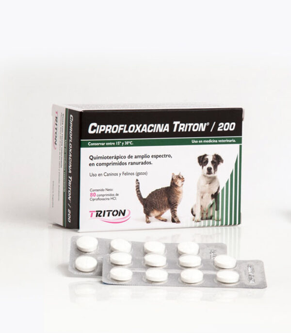 CIPROFLOXACINA 200MG TRITON 8COMP